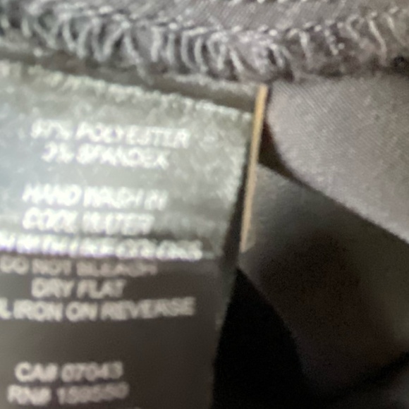 Rachel Zoe Black Satin Sheen Pull On Slip Casual Office Midi Skirt- Size- 4 - Picture 12 of 14